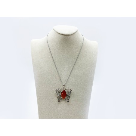 COLLANA CON CIONDOLO IN PIETRA