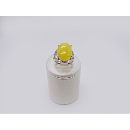 ANELLO IN PIETRA QUARZO LIMONE