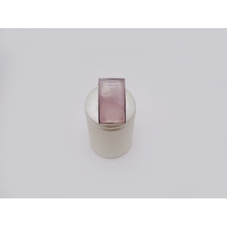 ANELLO IN PIETRA QUARZO ROSA