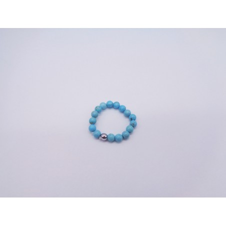 ANELLO ELASTICO IN TURCHESE