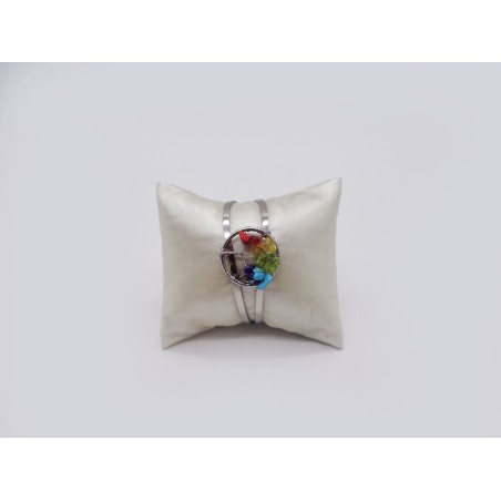 BRACCIALE CON ALBERO DELLA VITA IN PIETRE NATURALI