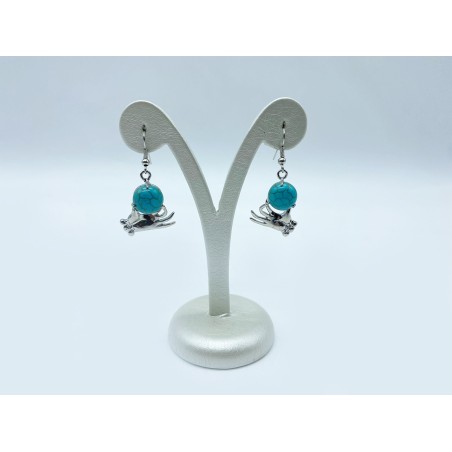 ORECCHINI IN PIETRA TURCHESE