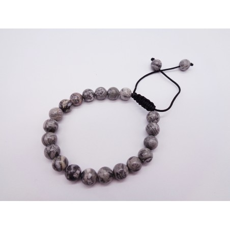 BRACCIALE SFERE IN PIETRA