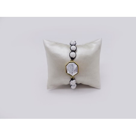 BRACCIALE IN TURCHESE E DRUSA