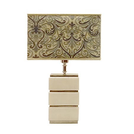 LAMPADA IN MARMO BIANCO SIVEC