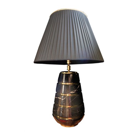 LAMPADA IN MARMO NERO MARQUINIA
