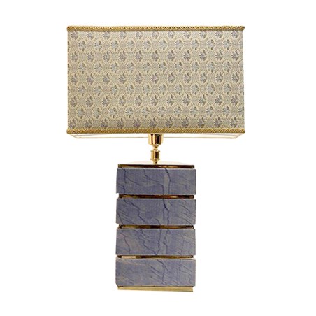 LAMPADA IN MARMO AZUL MACAUBA