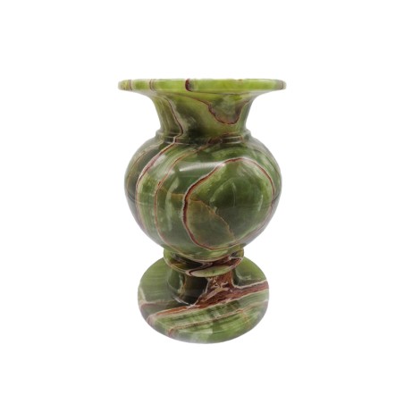 VASO DECORATIVO IN ONICE VERDE