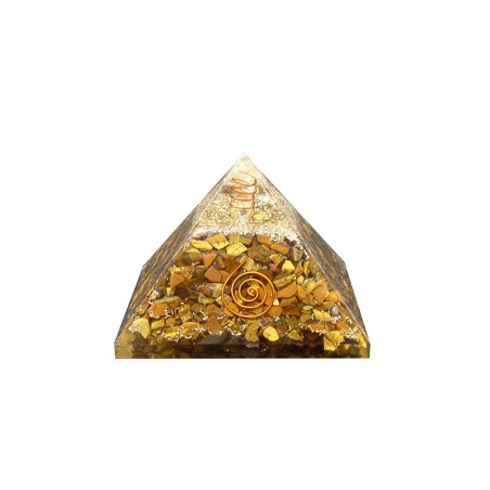 PIRAMIDE CHAKRA IN OCCHIO DI TIGRE