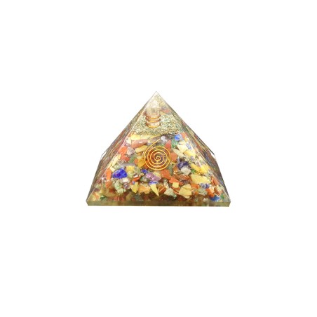 PIRAMIDE ORGONICA MIX COLORI CHAKRA