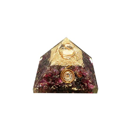 PIRAMIDE CHAKRA IN GRANATO