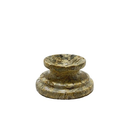 PIEDINO PIATTO IN PIETRA FOSSILE