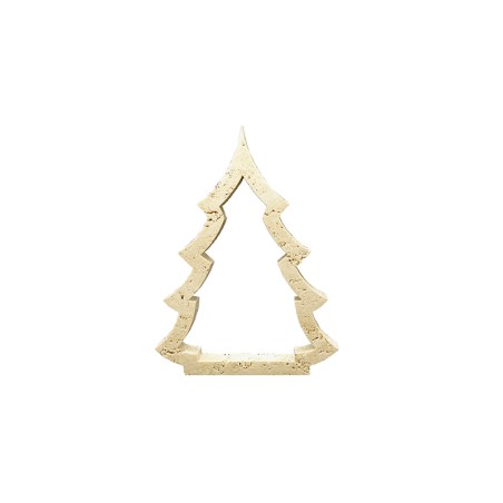 DECORAZIONE NATALIZIA ALBERO IN TRAVERTINO