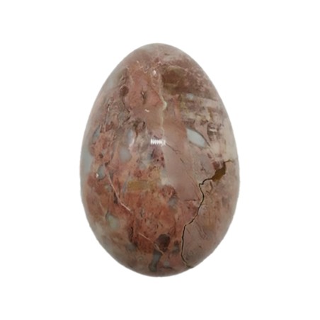 UOVO IN MARMO ROSSO PREZIOSO