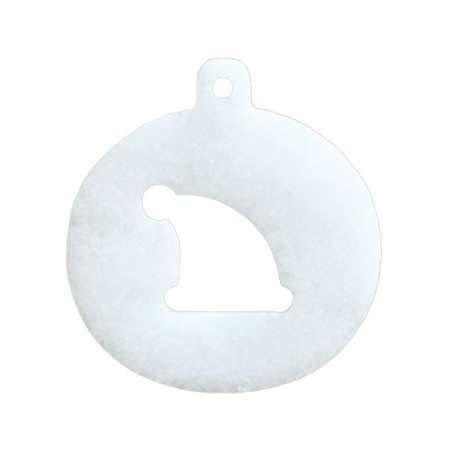 PALLINA DI NATALE IN BIANCO AMORE