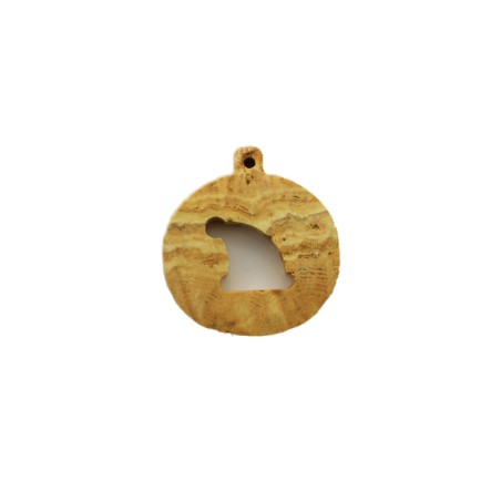 PALLINA DI NATALE TRAVERTINO GIALLO