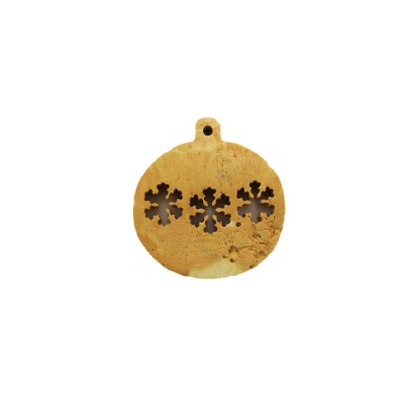 PALLINA DI NATALE TRAVERTINO GIALLO