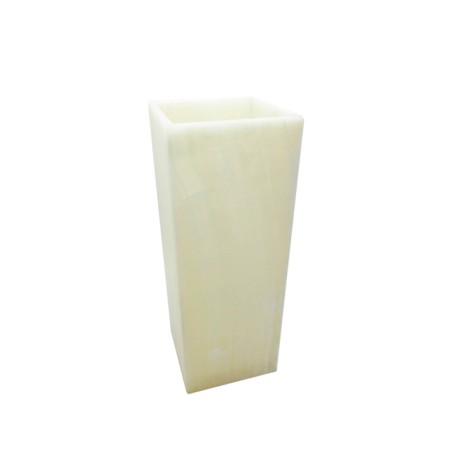 LAMPADA RETTANGOLARE IN ONICE BIANCO