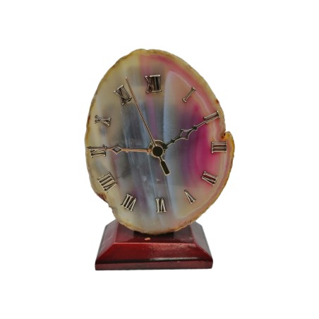 OROLOGIO IN AGATA ROSA CHIARO