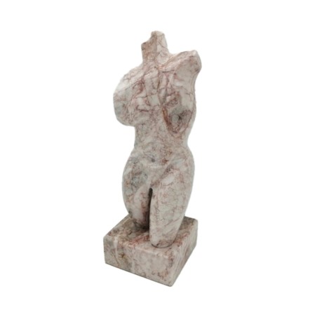 SCULTURA BUSTO IN MARMO ROSA