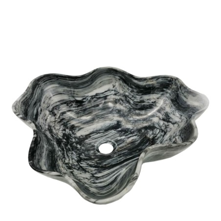 LAVABO IRREGOLARE IN MARMO GRIGIO