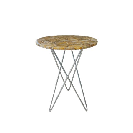 TAVOLINO CON AGATA NATURALE