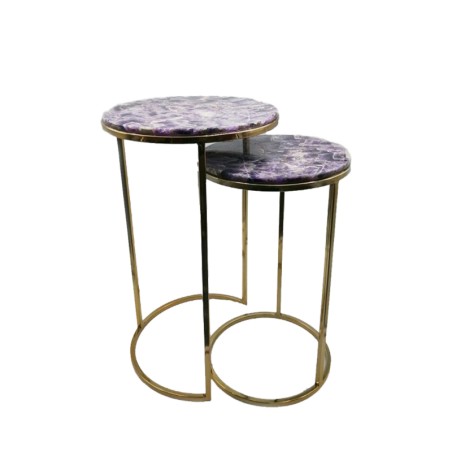 TAVOLINO SET 2 IN AMETISTA