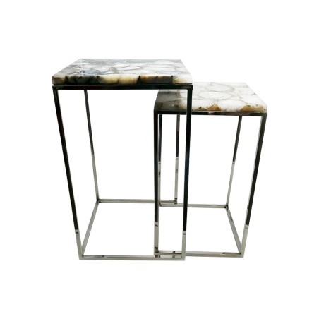 TAVOLINO SET 2 AGATA NATURALE