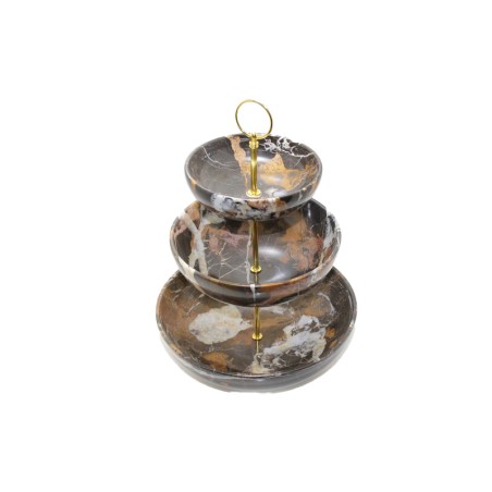 ALZATINA IN MARMO NERO MICHELANGELO