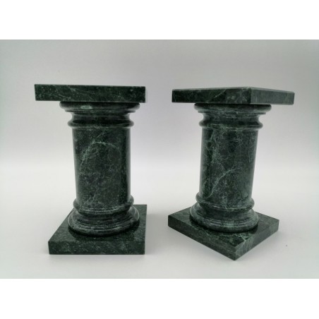 FERMALIBRO SINGOLO A COLONNA ROMANA LISCA IN MARMO