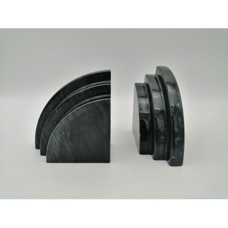 FERMALIBRO SINGOLO A MEZZA LUNA IN MARMO