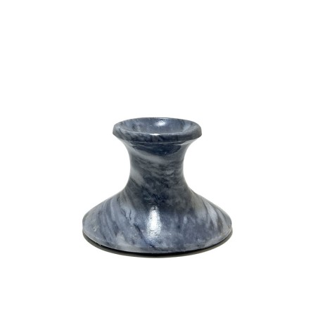 PIEDINO IN MARMO GRIGIO/NERO