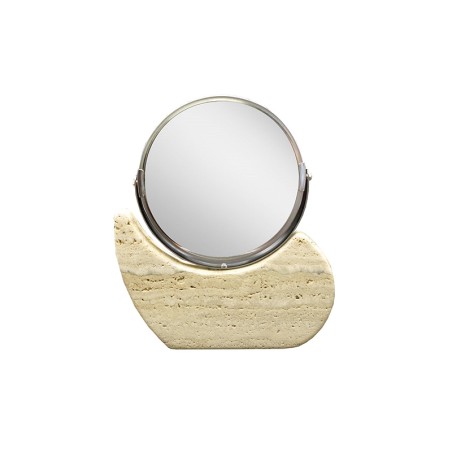 SPECCHIO DA TAVOLO IN TRAVERTINO