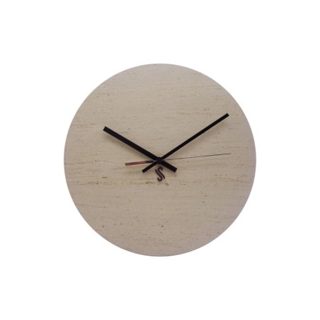 OROLOGIO DA PARETE IN MARMO MOKA CREMA