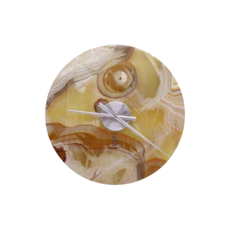 OROLOGIO DA PARETE IN ONICE IRIS