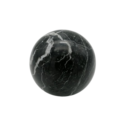 SFERA IN MARMO BLACK ZEBRA