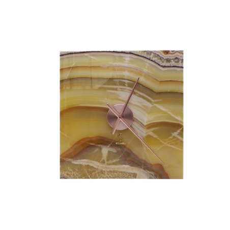 OROLOGIO DA PARETE IN ONICE IRIS