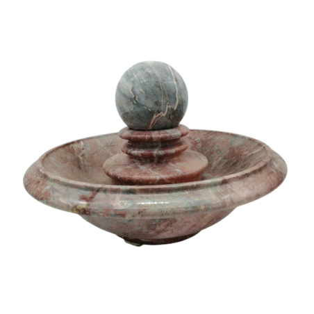 FONTANA DA INTERNI ED ESTERNI IN MARMO CON SFERA