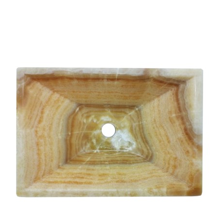 LAVABO IN ONICE MIELE