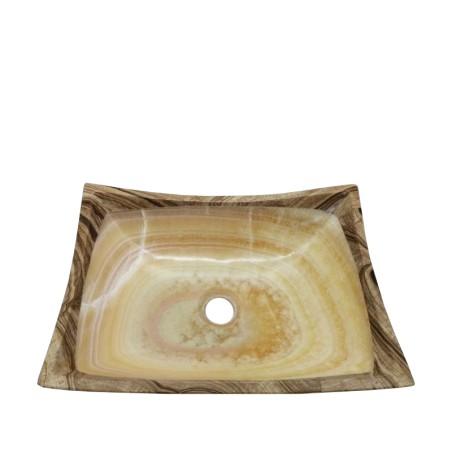 LAVABO IN ONICE ARANCIO