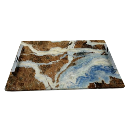 VASSOIO IN MARMO BLUE JEANS