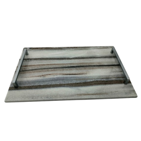 VASSOIO IN MARMO GRIGIO