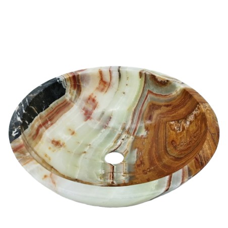 LAVABO IN ONICE MULTICOLORE