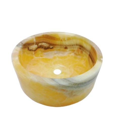 LAVABO IN ONICE MIELE