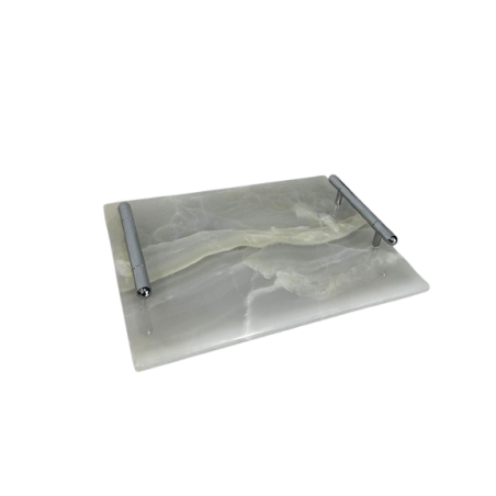 VASSOIO IN ONICE BIANCO