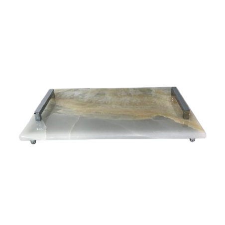 VASSOIO IN ONICE BIANCO