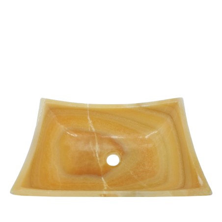 LAVABO IN ONICE MIELE