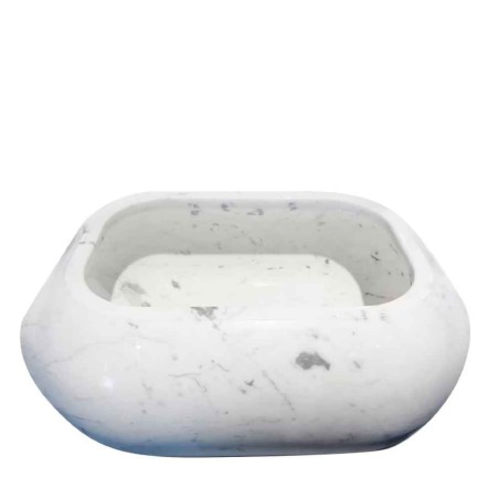 LAVABO IN MARMO BIANCO DI CARRARA
