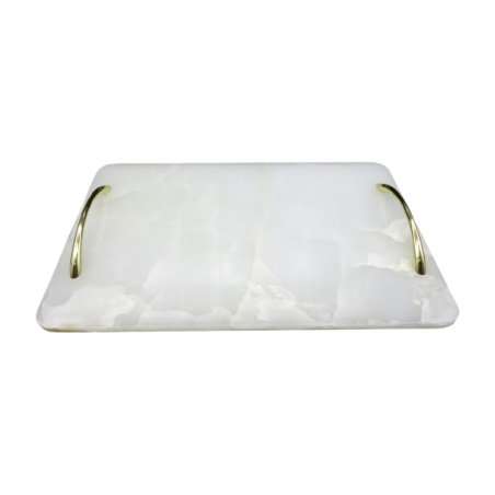 VASSOIO IN ONICE BIANCO