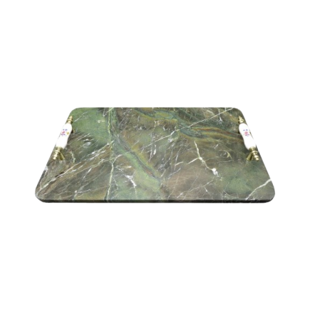 VASSOIO IN MARMO VERDE BORGOGNA